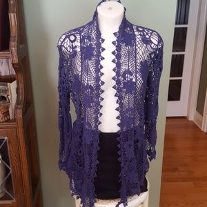 NWT Beautiful Lace Cardigan
